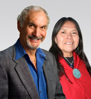Dr. Carl Hammerschlag and Monica Polacca